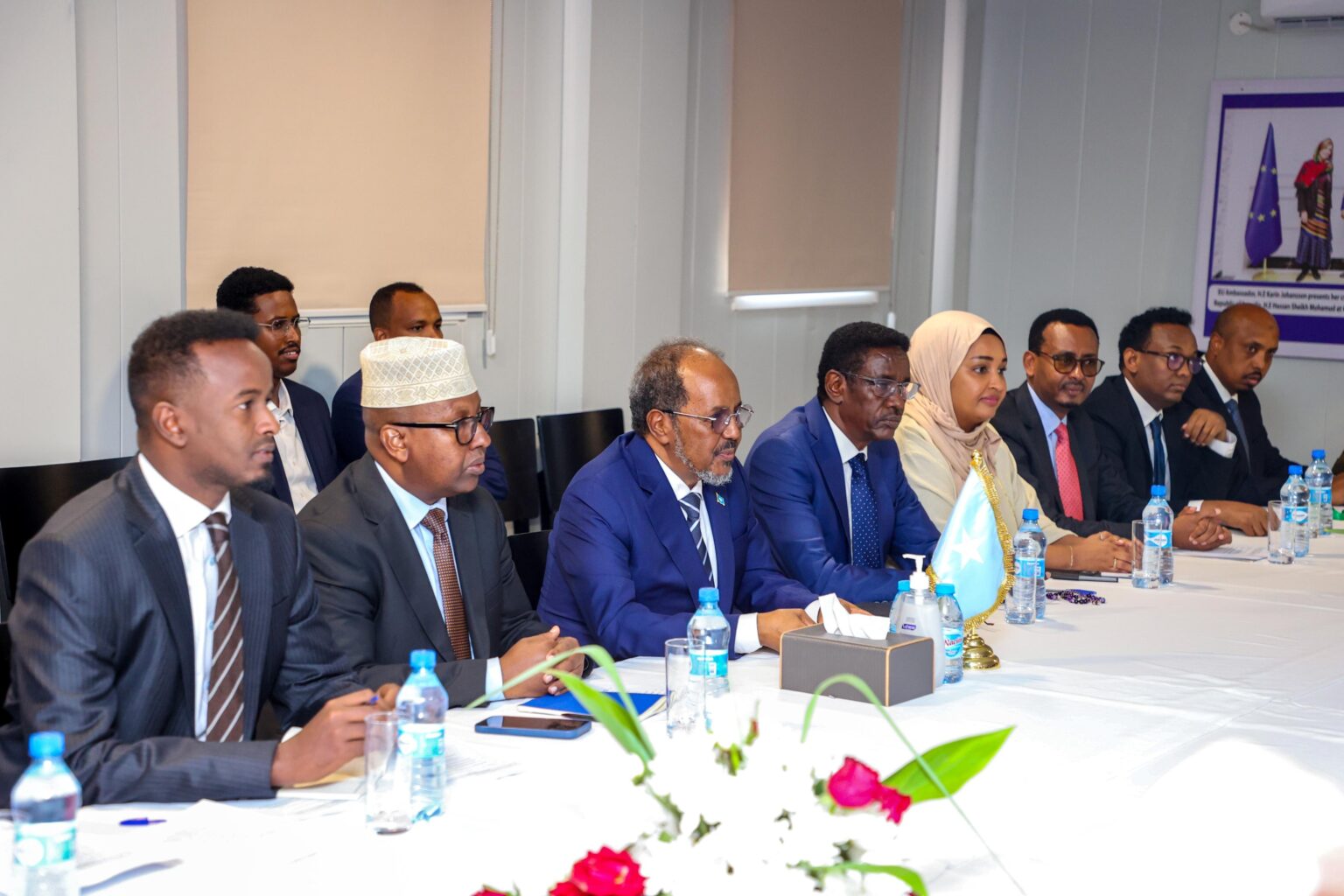 President Mohamud Chairs Somalia–EU Partnership Meeting in Mogadishu President Mohamud Chairs Somalia–EU Partnership Meeting in Mogadishu