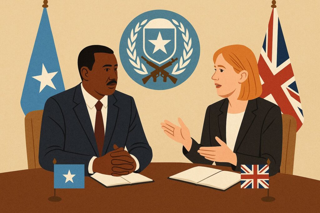 Somalia and UK Discuss Enhanced Defense Cooperation