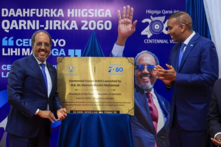 President Hassan Sheikh Mohamud Launches Vision 2060 Officially President Hassan Sheikh Mohamud Launches Vision 2060 Officially