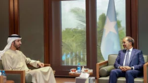 Somalia Welcomes Sheikh Shakhbout bin Nahyan Al Nahyan