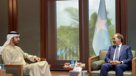 Somalia Welcomes Sheikh Shakhbout bin Nahyan Al Nahyan