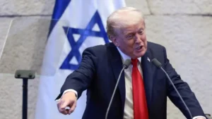 Trump Visits the Israeli Parliament for the First Time Since 2008