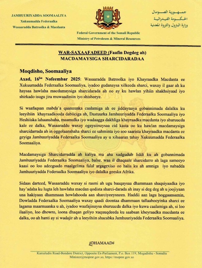 Illegal mining in Somalia