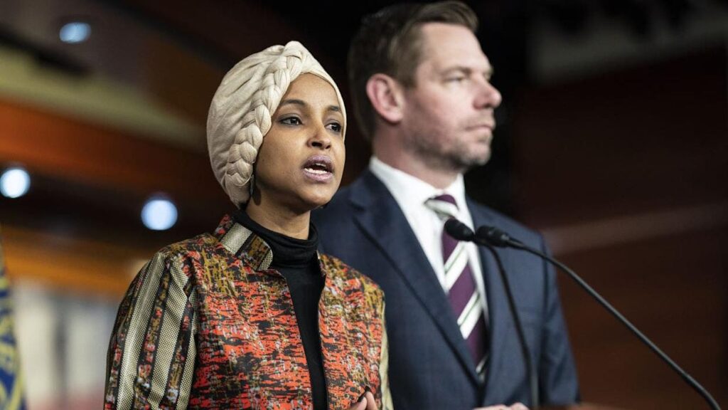 A clash of Ilhan and Trump