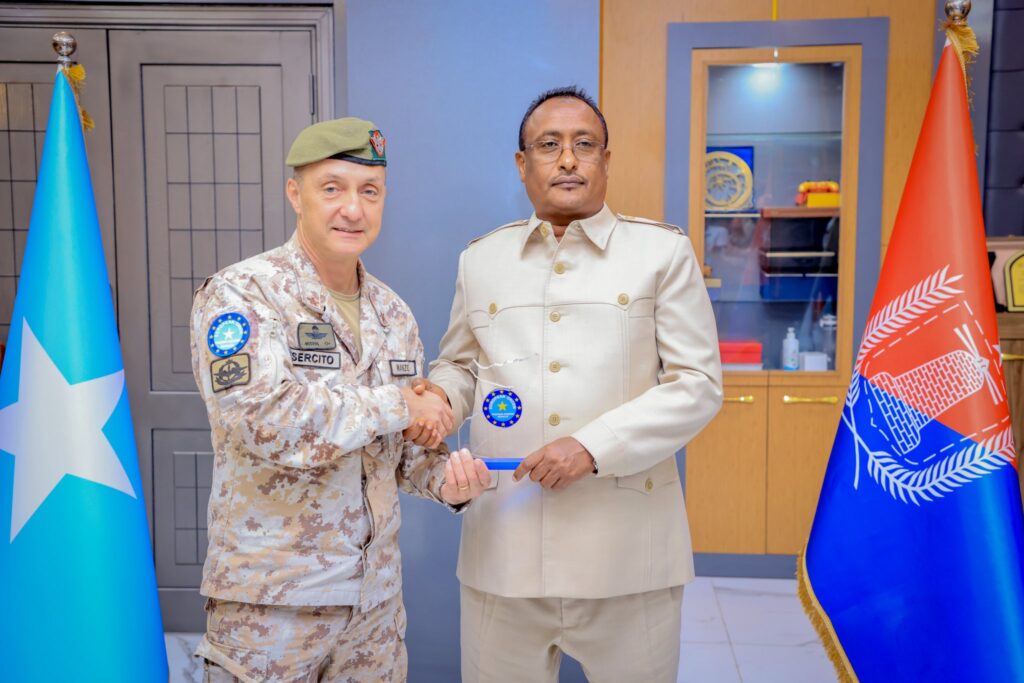 A bilateral meeting on Somalia's development