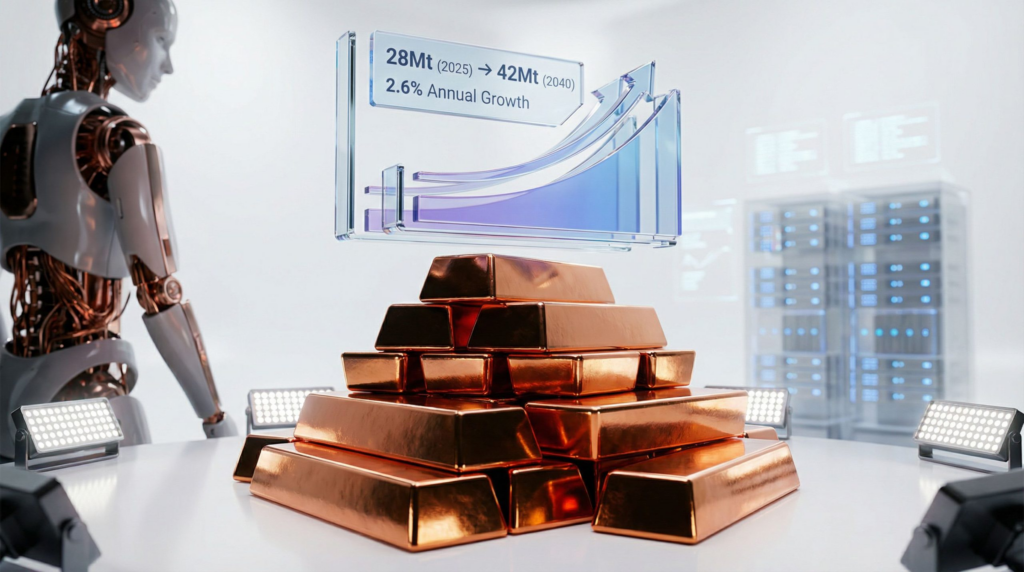 Metal Market AI and how technology changes resources until 2040