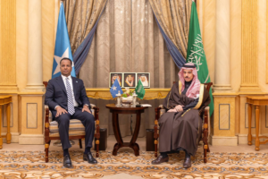 Somali Foreign Minister Meeting the Saudi Foreign Minister in Riyadh