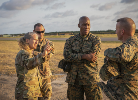 African Force Visit: Commander Tours Freed Middle Shabelle