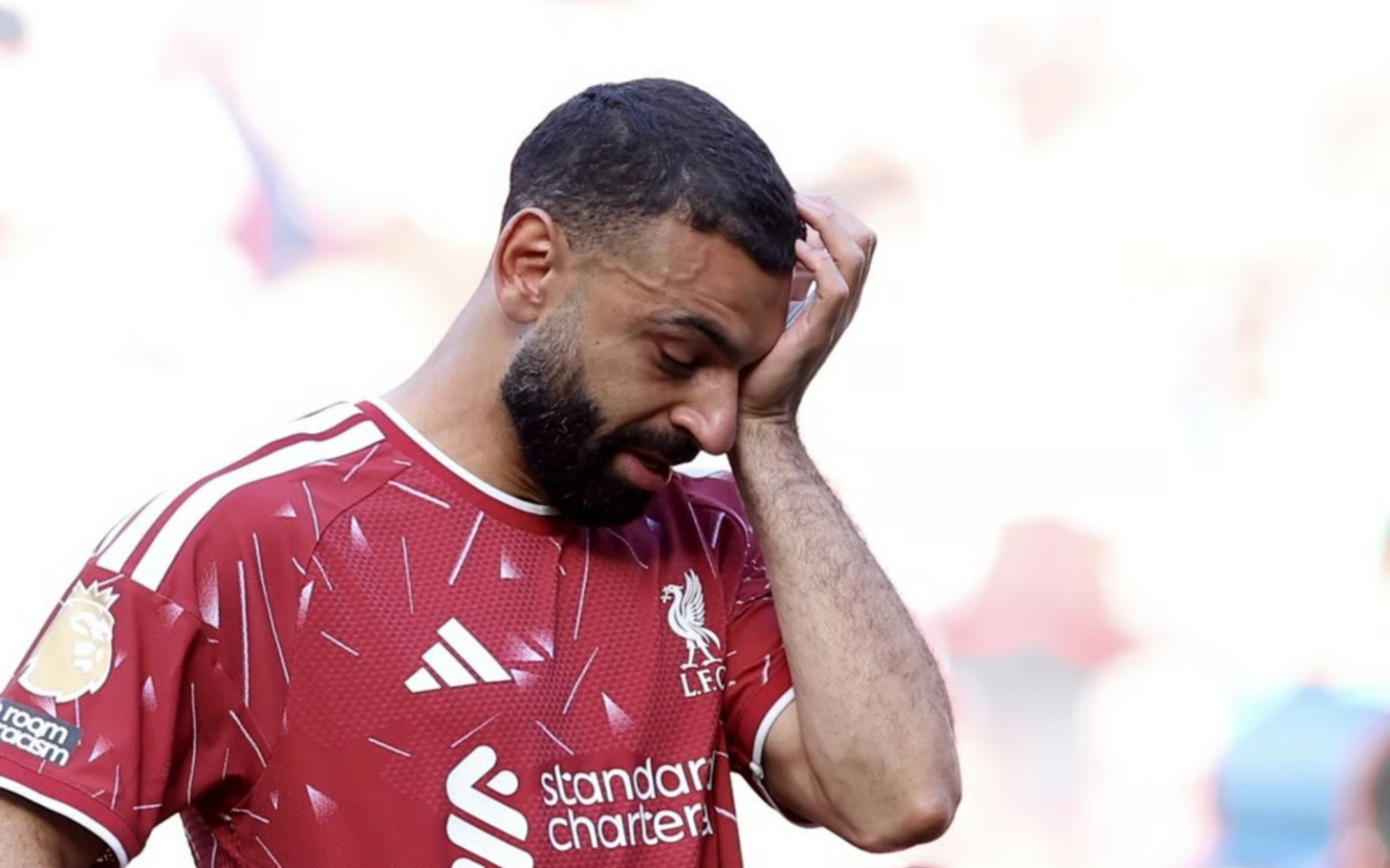 7 photos of Mohamed Salah emotional Liverpool goodbye